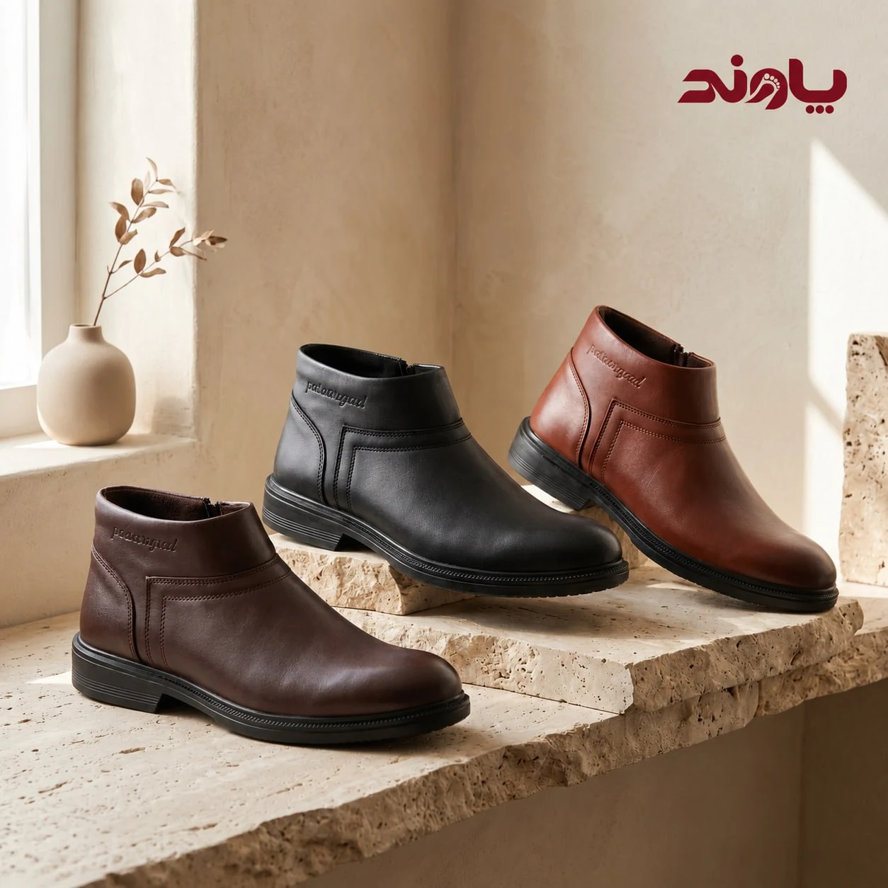 تصویر نیمبوت مردانه ونیز برای خرید عمده